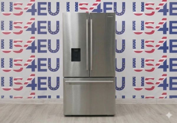 COSMO 36 in. 3 Door French Door Refrigerator, Stainless (OPEN BOX COSMETIC IMPECTIONS)