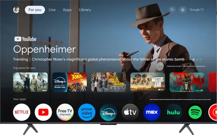 TCL - 75" Class Q6-Series 4K UHD HDR QLED Smart Google TV (2024)