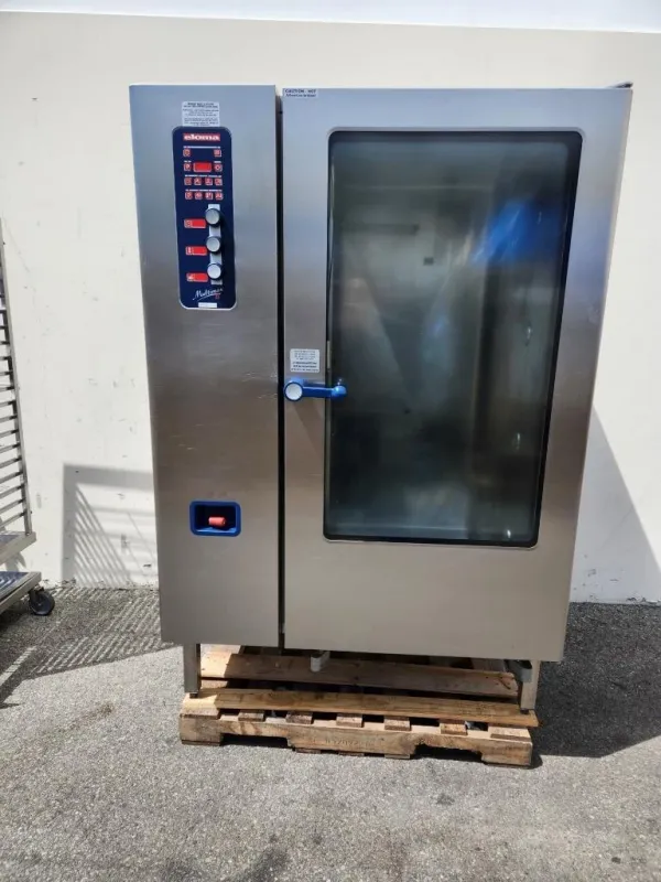 Eloma combi steamer - Multimax B20-21 EL0508832/ELN125384 w/ Roll-in Rack 480V