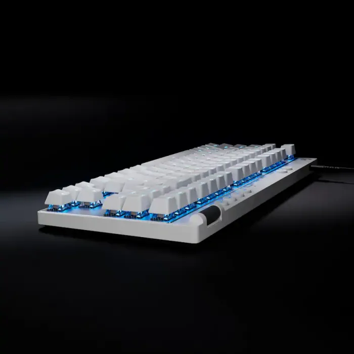Logitech - PRO X TKL RAPID Wired Hall-Effect Gaming Keyboard with Magnetic Analog Switch and Customizable RGB Lighting for PC