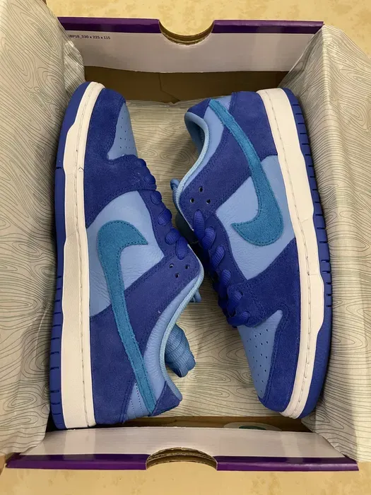 Original Nike SB Dunk Low “Blue Raspberry” – Authentic Pair US 10 / EU 44