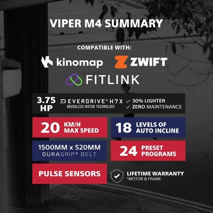 Lifespan Fitness Viper M4 Treadmill