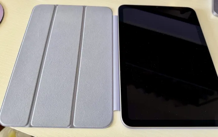 Apple iPad Mini A17 Pro 128GB Wi-Fi Tablet + Original Smart Case Purple bundle