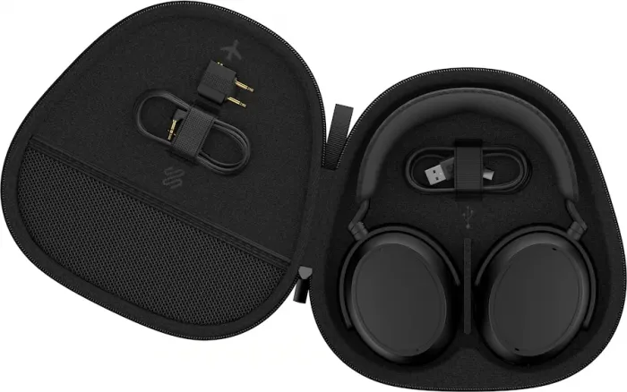Sennheiser - MOMEMTUM 4 Wireless Adaptive Noise-Canceling Over-The-Ear Headphones - Black