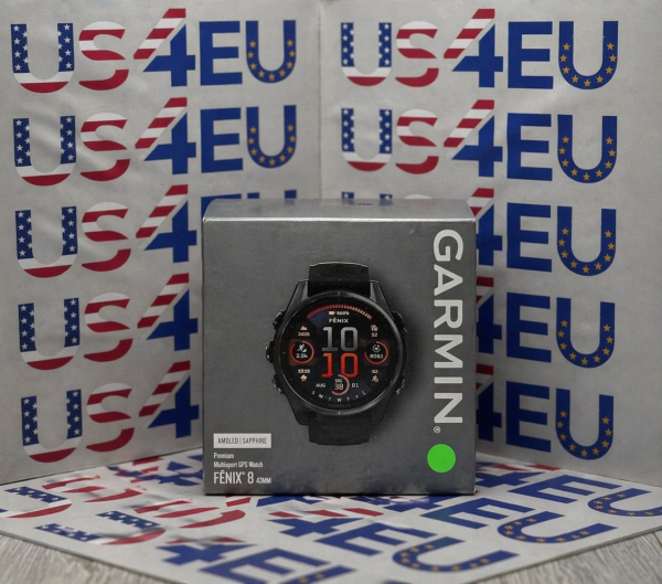 Garmin Fenix 8 AMOLED Sapphire Edition 43mm Black USED IN ORIGINAL BOX