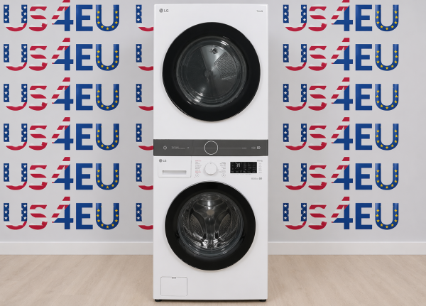 LG Washtower with Gas Dryer with Center Control 4.5 cu. ft. Washer WKGX201HWA