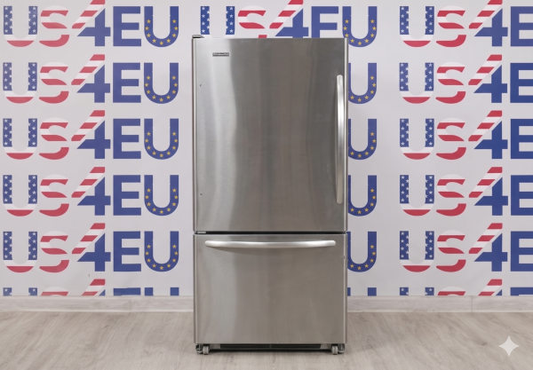 KitchenAid KBLS22KCMS00 Free-Standing 21.9 Cu. Ft. Bottom-Freezer Refrigerator