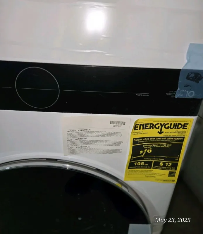 LG Washtower with Gas Dryer with Center Control 4.5 cu. ft. Washer WKGX201HWA