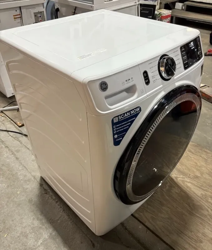 GE GFW550SSN2WW 4.8 cu ft Capacity Smart Front Load Washer w/ UltraFresh Vent