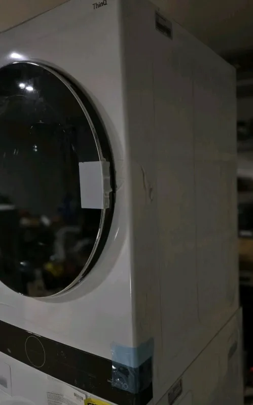 LG Washtower with Gas Dryer with Center Control 4.5 cu. ft. Washer WKGX201HWA