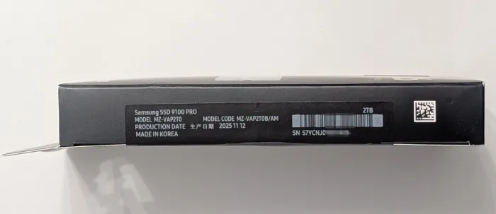 NEW Samsung 9100 PRO 2TB SSD PCIe 5.0 x 4 NVMe M.2 MZ-VAP2T0B/AM MZ-VAP2T0