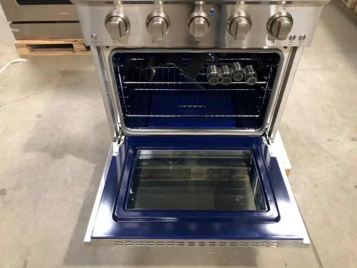 COSMO 36 in. Electric Range, 5 Burners, Stainless (OPEN BOX, COSMETIC IMPERFECTIONS)