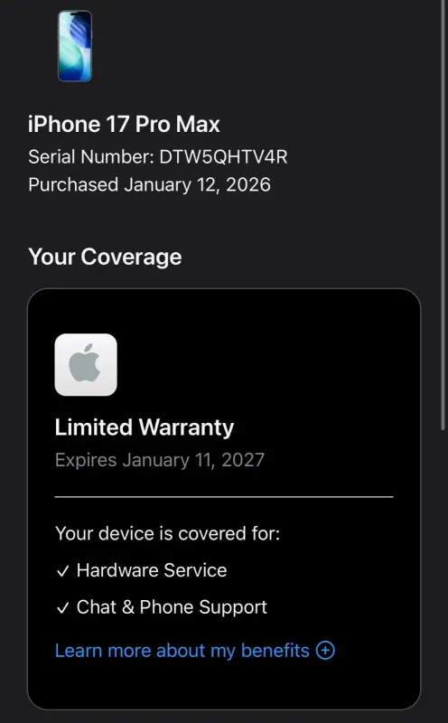 Apple iPhone 17 Pro Max Silver 512GB UNLOCKED With Warranty (Open Box)