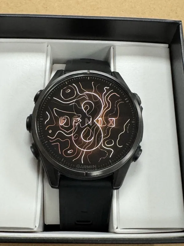 Garmin Fenix 8 AMOLED Sapphire Edition 43mm Black USED IN ORIGINAL BOX