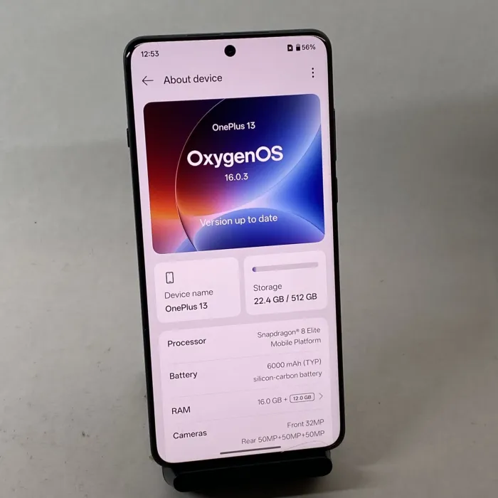 OnePlus 13 CPH2655 2025 Unlocked 6.82" 512GB 50MP WiFi 7 5G Black Eclipse READ