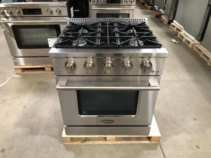 COSMO 36 in. Electric Range, 5 Burners, Stainless (OPEN BOX, COSMETIC IMPERFECTIONS)