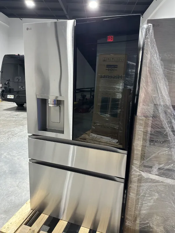 LG LF29S8250S 29CuFt 4-Door French Door Refrigerator InstaView Stainless OPENBOX