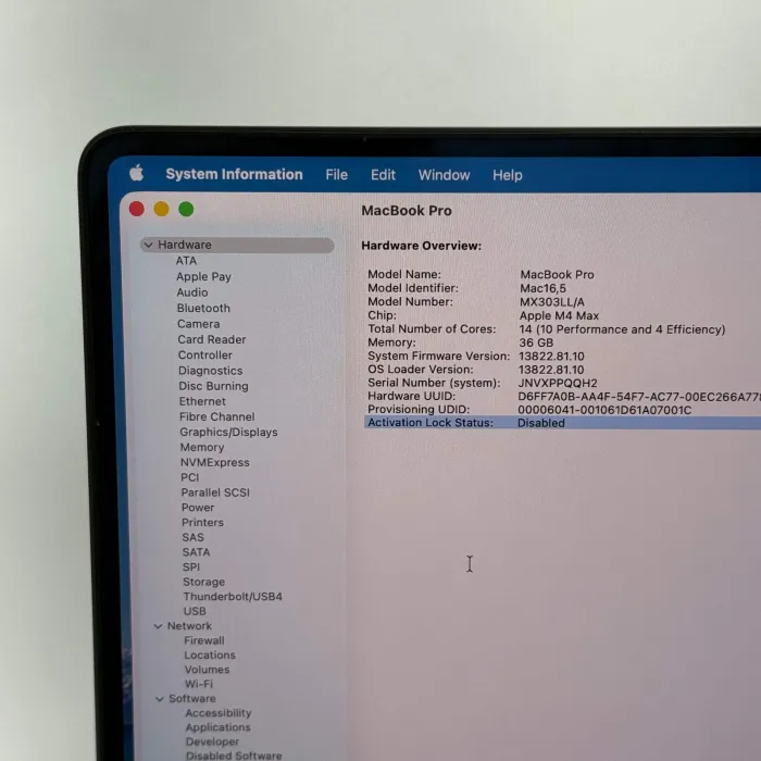 2024 Apple MacBook Pro 16" M4 Max 32C GPU 4.5GHz 36GB RAM 1TB SSD A3186 Read