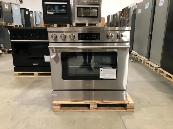 COSMOS 36 in. Electric Range, 5 Burners, Stainless (OPEN BOX, COSMETIC IMPERFECTIONS)