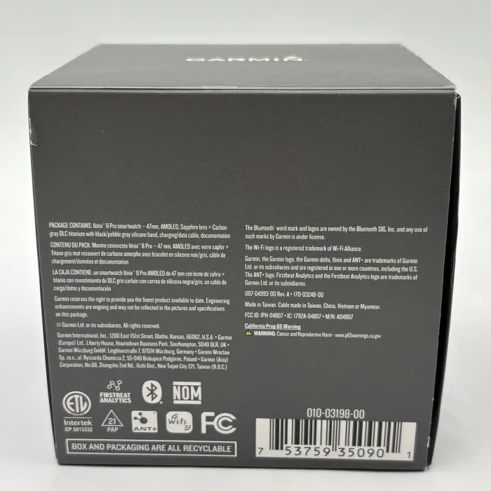 Garmin Fenix 8 Pro 47mm Amoled Premium Watch Sapphire Multisport GPS NEW IN BOX