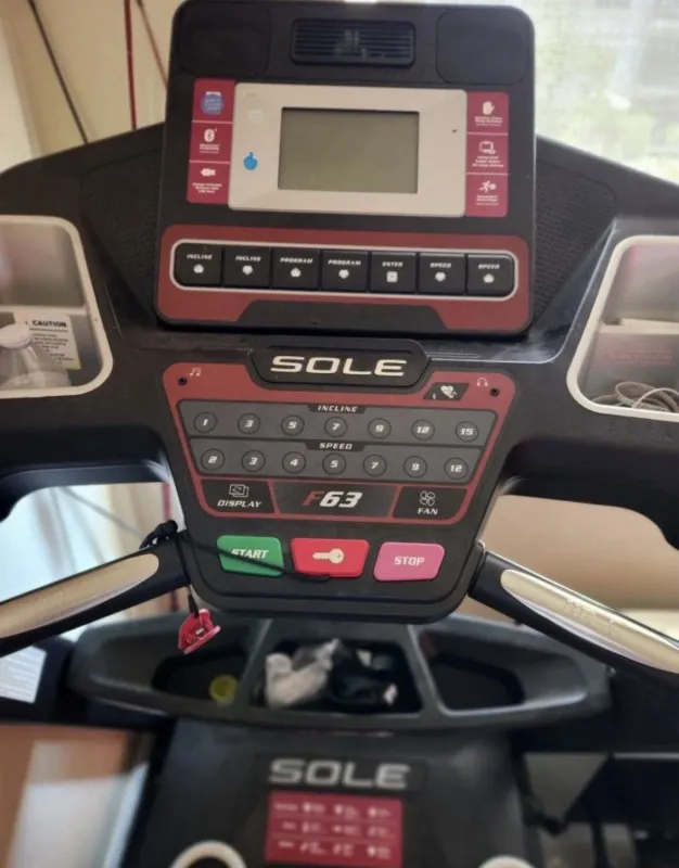 Sole Fitness F63 Folding Treadmill with LCD Display & Bluetooth Speakers